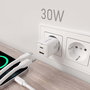 Chargeur mural Aisens ASCH-30W2P020-W Blanc Multicouleur 33 W