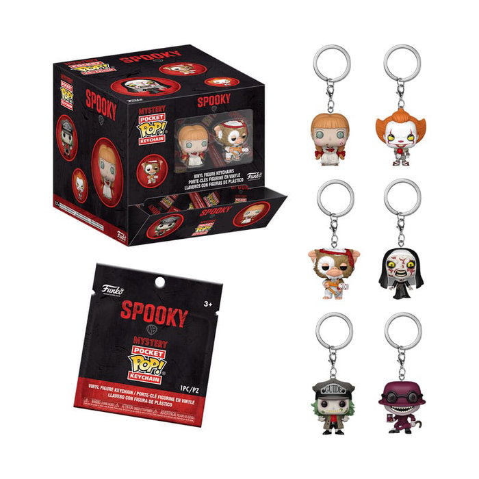 Funko Horror Présentoir porte-clés Pocket POP! (Pack de 12)