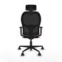 Chaise de Bureau avec Appui-tête Jorquera Piqueras y Crespo 1D036N2 Rose