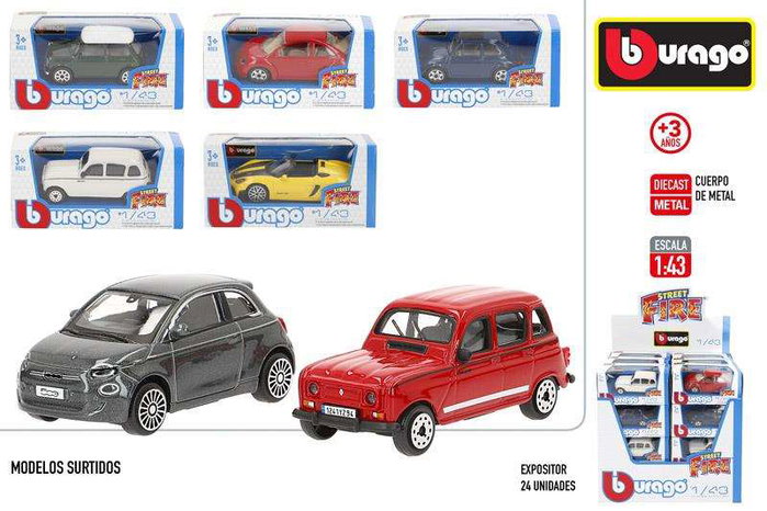 Color Baby Burago Street Fire Échelle 1:43 - Modèles surtidos