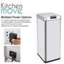 Kitchen Move Poubelle PARKSIDE 50 L Inox Brossé