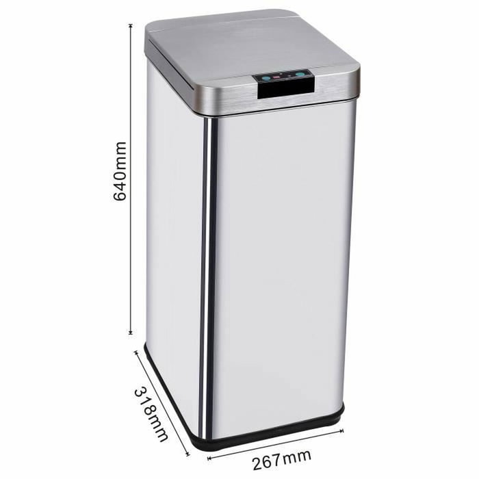 Kitchen Move Poubelle PARKSIDE 50 L Inox Brossé Kitchen Move Poubelle PARKSIDE 50 L Inox Brossé
