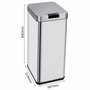 Kitchen Move Poubelle PARKSIDE 50 L Inox Brossé