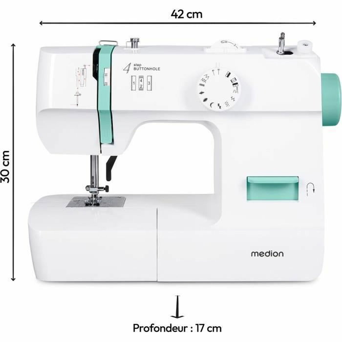 Medion SM 70 Bleu Turquoise, 70 W, 12 Points