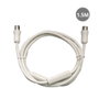 GSC Evolution Câble coaxial TV avec filtre 1,5m mâle-femelle Blanc