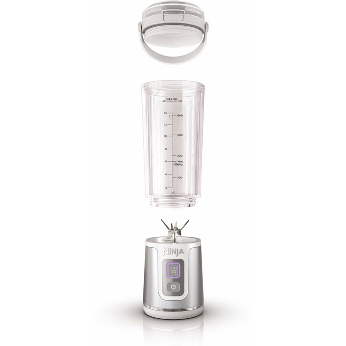 Ninja Blast BC151EUWH - Blender portable sans fil - Blanc/Argent