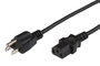 MicroConnect Cordon d'alimentation US Type B - C13, 3 mètres, pour PC, moniteur ou projecteur (compatible Canada, Mexique, États-Unis, Japon, Taïwan)