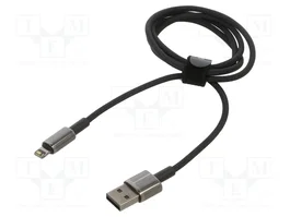 BASEUS Câble Lightning USB A vers Apple Lightning High Speed USB 2.0, 1m, noir