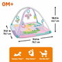 Bright Starts Tapis d'éveil Wild Wiggles Jungle Rose avec Arche