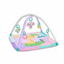 Bright Starts Tapis d'éveil Wild Wiggles Jungle Rose avec Arche