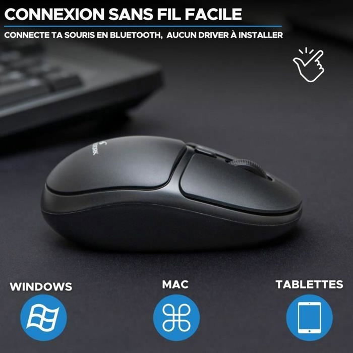 Bluestork Office 25 Souris sans fil Noir Bluestork Office 25 Souris sans fil Noir