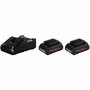 Bosch Professional Pack de 2 batteries ProCORE18V 4.0 Ah 1600A01BA3 avec chargeur rapide GAL 18V-40 pour outils 18V et système AMPShare