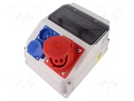 PCE Commutateur Mural IP54 9 Modules