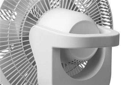 Duux DXCF13 Whisper Flex Ventilateur de bureau et sur pied silencieux Smart Blanc, 26 vitesses, commande smartphone, batterie portable 12h, 51-88 cm
