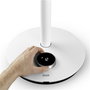 Duux DXCF13 Whisper Flex Ventilateur de bureau et sur pied silencieux Smart Blanc, 26 vitesses, commande smartphone, batterie portable 12h, 51-88 cm