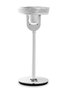 Duux DXCF13 Whisper Flex Ventilateur de bureau et sur pied silencieux Smart Blanc, 26 vitesses, commande smartphone, batterie portable 12h, 51-88 cm