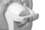 Duux DXCF13 Whisper Flex Ventilateur de bureau et sur pied silencieux Smart Blanc, 26 vitesses, commande smartphone, batterie portable 12h, 51-88 cm