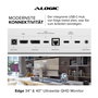 Alogic EDGE 40 Moniteur Ultra-large Space Gray 40 pouces UWQHD IPS 100 Hz USB-C Hub