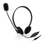 Ewent EW3567 Casque Stéréo avec Microphone Filaire pour Ordinateur Portable Smartphone Tablette