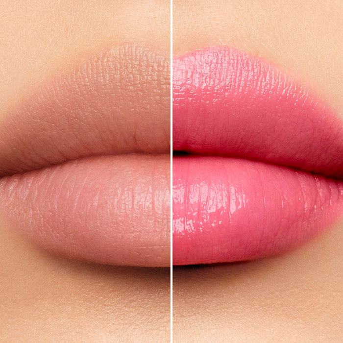 Guerlain Baume à Lèvres KissKiss Bee Glow #458-Pop Rose Glow, Baume Réparateur Hydratant 24h aux 98% d'Ingrédients Naturels et Miel, 3.2g