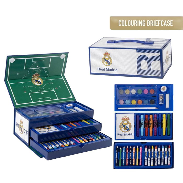 Cerdá Kit de Dessin Real Madrid C.F. Mallette Colorierable Cerdá Kit de Dessin Real Madrid C.F. Mallette Colorierable