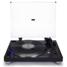 Aiwa APX-1200BT/BK Tourne-disque Professionnel Bluetooth 5.1 avec Preampli et Enregistrement USB Noir