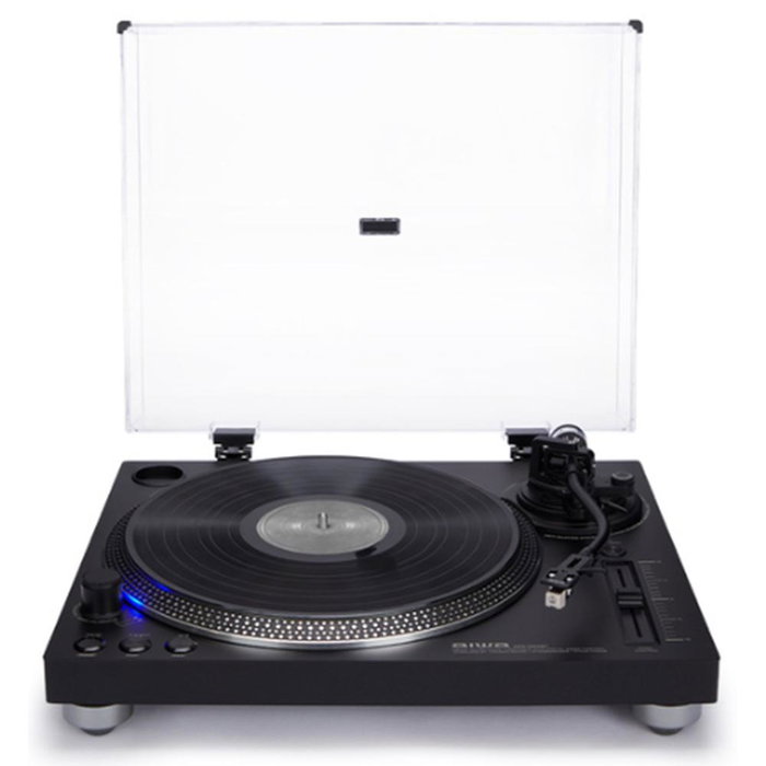 Aiwa APX-1200BT/BK Tourne-disque Professionnel Bluetooth 5.1 avec Preampli et Enregistrement USB Noir Aiwa APX-1200BT/BK Tourne-disque Professionnel Bluetooth 5.1 avec Preampli et Enregistrement USB Noir