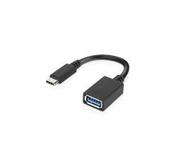 Lenovo Adaptateur USB-C mâle vers USB-A femelle Noir 0,14 m
