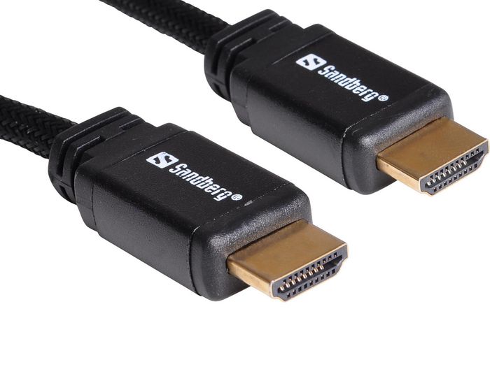 Sandberg 19M-19M Câble HDMI 2.0, 5 m, Supports 4K UHD, eARC et Ultra Haute Vitesse