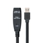 Nanocable Câble Prolongateur USB 3.0 avec Amplificateur 10 m Noir