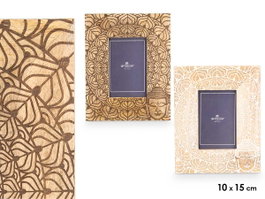 GIFTDECOR Portafotos Budda 10 x 15 - Lot de 6 - Blanc-Naturel