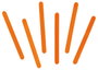 Innspiro Bâtonnets de polo en bois standard orange 114x10x2mm