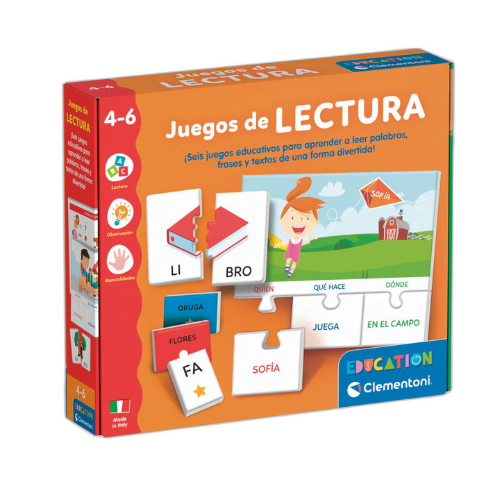 CLEMENTONI Jeux de Lecture espagnol CLEMENTONI Jeux de Lecture espagnol