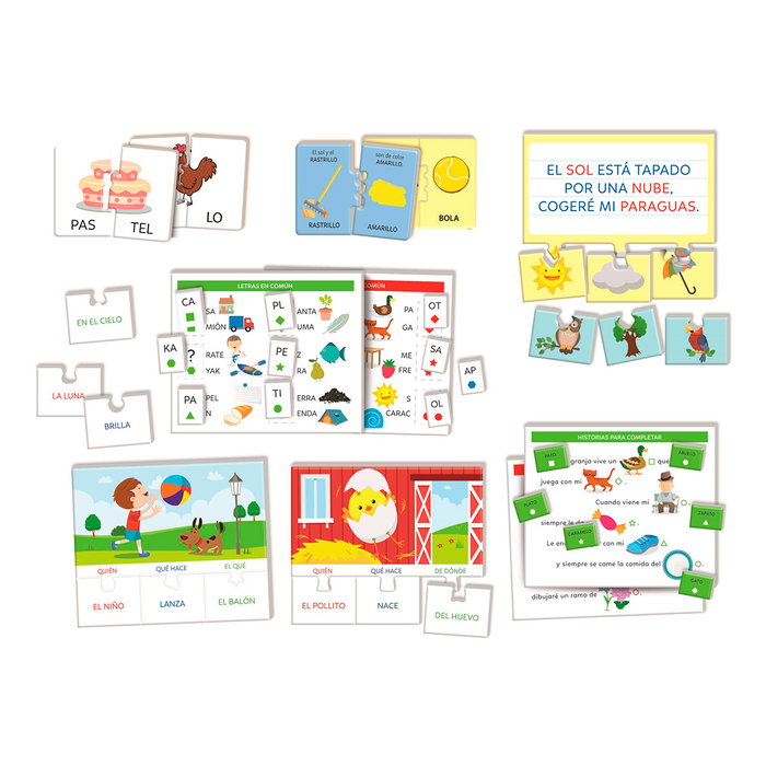 CLEMENTONI Jeux de Lecture espagnol