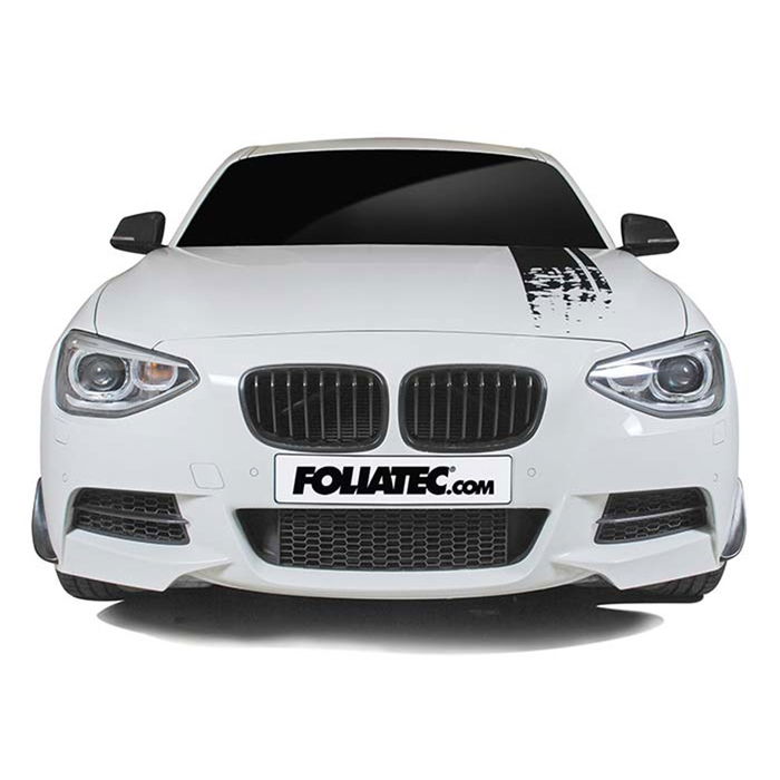 Foliatec Autocollant Pour Voiture Design Rayures Noir Mat 22 X 150 cm 2 Pièces FO33911