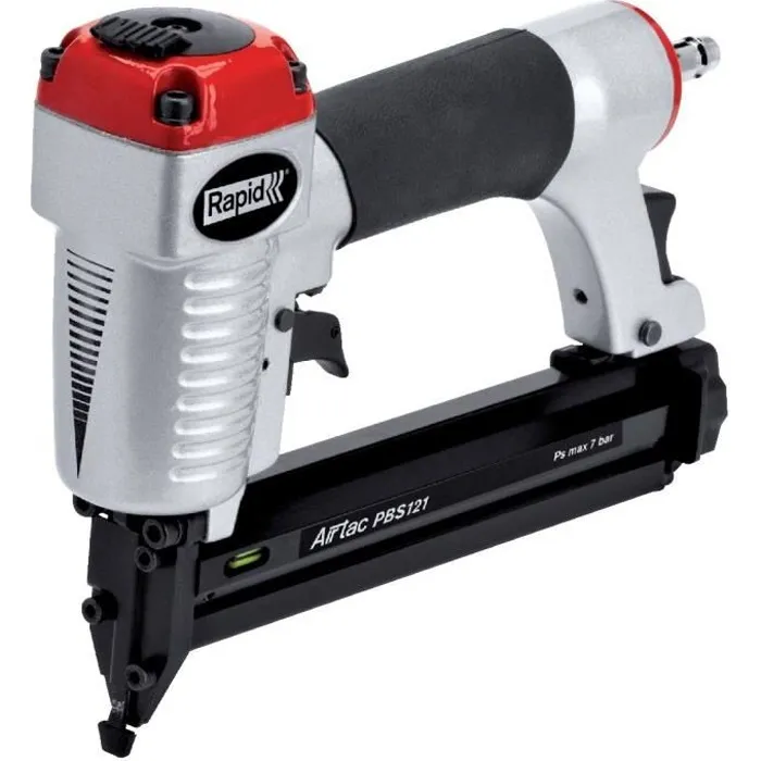 Rapid PBS21 Agrafeuse Cloueuse Pneumatique PBS121 pour Bois, Agrafes 606 et Pointes n°8 Rapid PBS21 Agrafeuse Cloueuse Pneumatique PBS121 pour Bois, Agrafes 606 et Pointes n°8