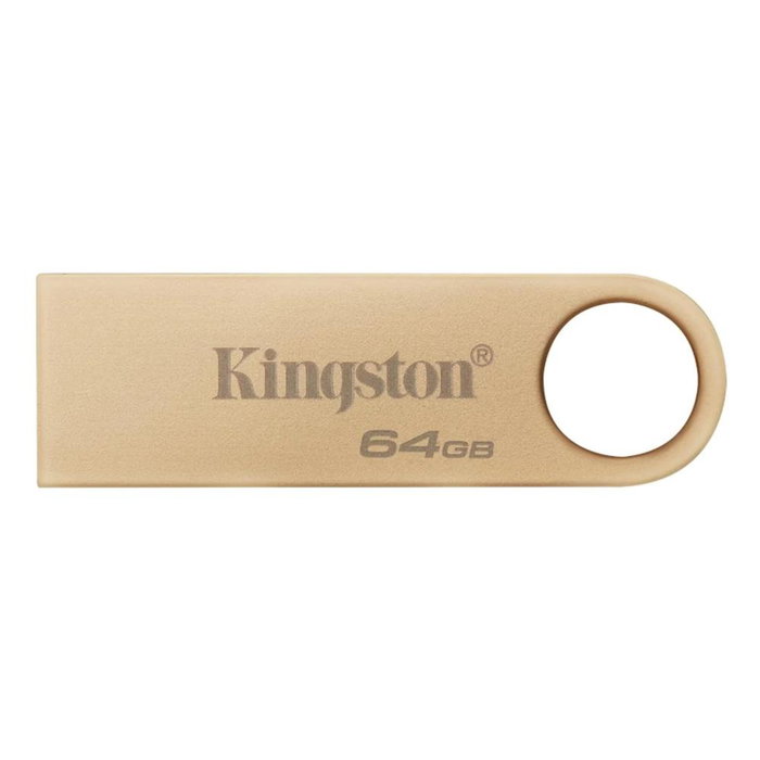 Kingston DataTraveler SE9 G3 - Clé USB 3.2 Gen 1 de 64 Go jusqu'à 220 Mo/s - Boîtier métallique doré Kingston DataTraveler SE9 G3 - Clé USB 3.2 Gen 1 de 64 Go jusqu'à 220 Mo/s - Boîtier métallique doré