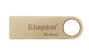 Kingston DataTraveler SE9 G3 - Clé USB 3.2 Gen 1 de 64 Go jusqu'à 220 Mo/s - Boîtier métallique doré