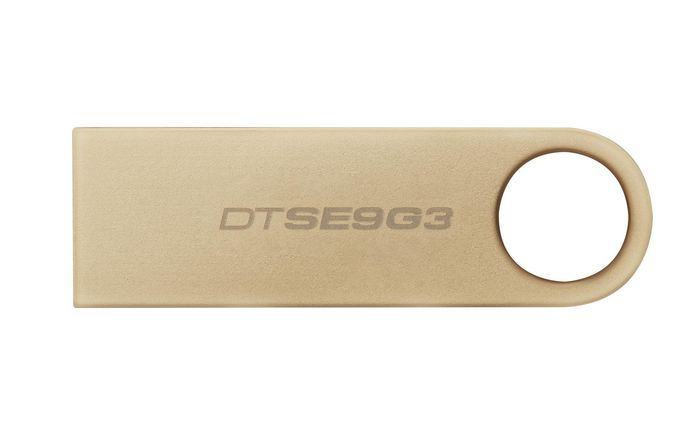 Kingston DataTraveler SE9 G3 - Clé USB 3.2 Gen 1 de 64 Go jusqu'à 220 Mo/s - Boîtier métallique doré