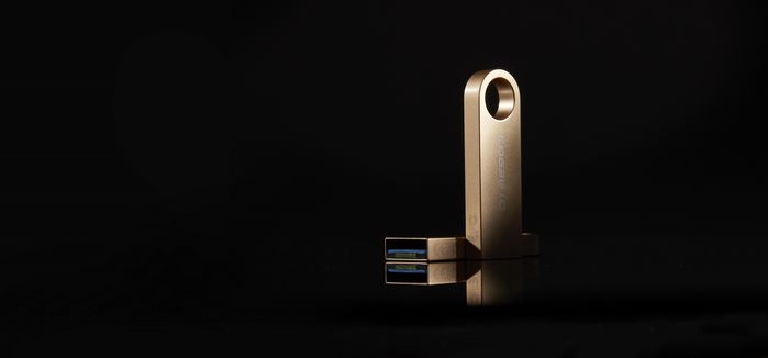 Kingston DataTraveler SE9 G3 - Clé USB 3.2 Gen 1 de 64 Go jusqu'à 220 Mo/s - Boîtier métallique doré