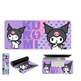 Hello Kitty Kuromi - Tapis de souris gaming avec personnages licenciés - Dimensions 80x35 cm