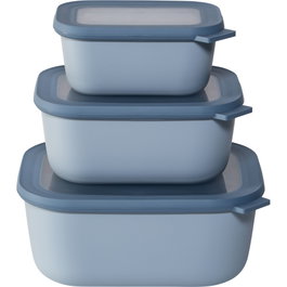 Mepal Cirqula Multi-Bowl Set 3-pcs Nordic Blue
