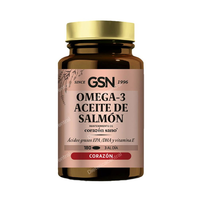 G.S.N. Omega 3 Huile de Saumon 180 perles G.S.N. Omega 3 Huile de Saumon 180 perles