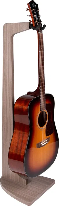 FRAMEWORKS Support mural pour guitare en bois gris, accrochable FRAMEWORKS Support mural pour guitare en bois gris, accrochable