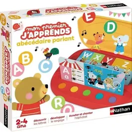 Nathan Mon Premier J'Apprends - Abécédaire Parlant Interactif - Jeu Éducatif pour Découvrir l'Alphabet, les Lettres et le Vocabulaire