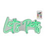 Lumineo Lumière LED néon Let's Party 40 x 18 x 1,5 cm couleur changeante avec télécommande USB-C