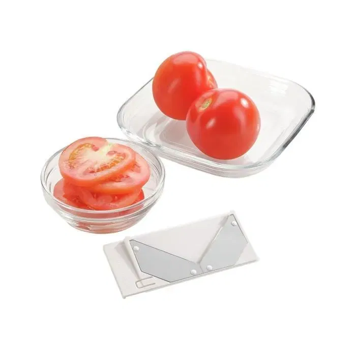 Leifheit 23170 ComfortLine Râpe universelle 5 en 1 pour légumes, avec 5 grilles interchangeables et poussoir de sécurité, en acier inoxydable pour cuisine