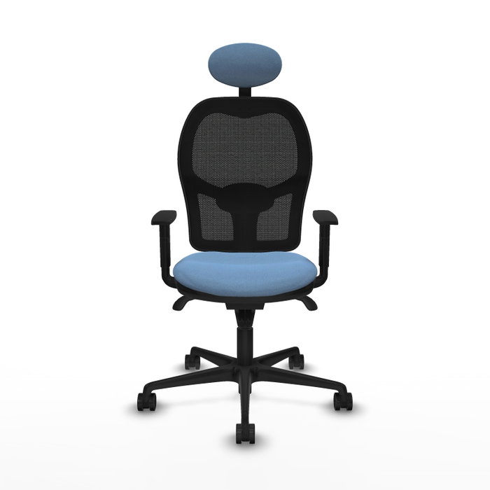 Chaise de Bureau Piqueras y Crespo 1D036N1 Bleu ciel