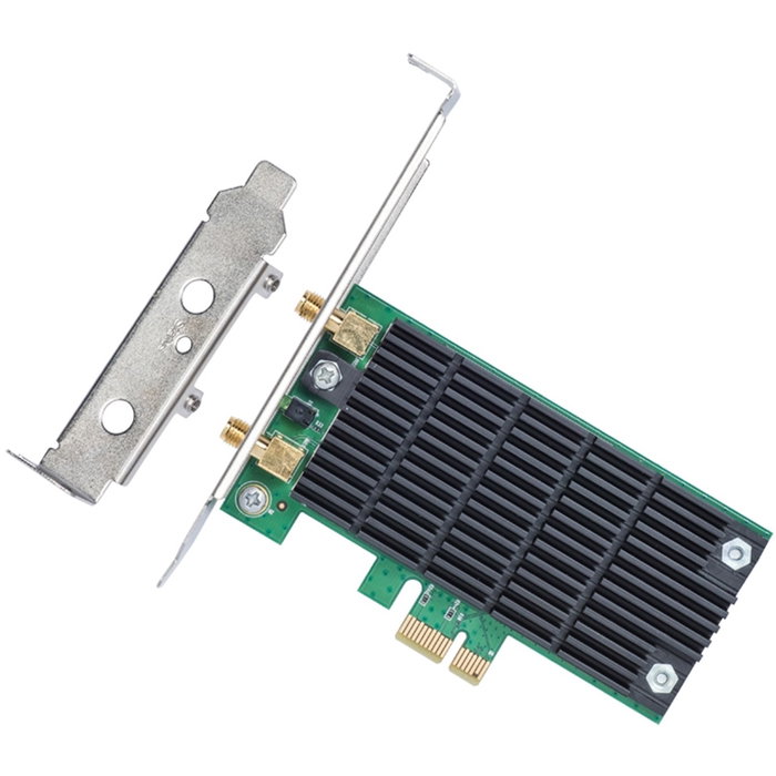 TP-Link Archer T4E Carte réseau Wi-Fi PCI Express AC1200 Dual Band 2.4 GHz/5 GHz, jusqu'à 867 Mbps