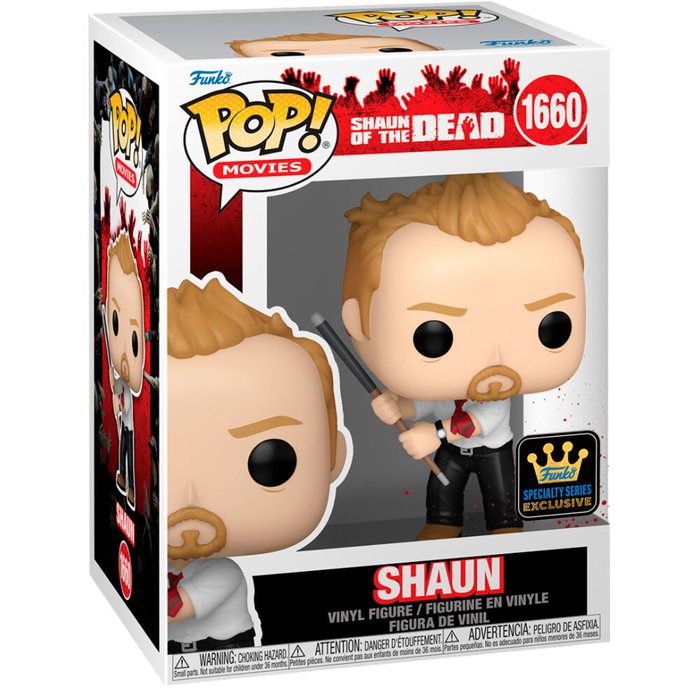 FUNKO Pop! Vinyl Shaun - Shaun of the Dead - Zombies Party - Exclusive FUNKO Pop! Vinyl Shaun - Shaun of the Dead - Zombies Party - Exclusive